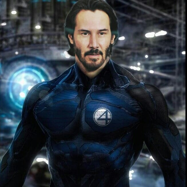 Keanu Reeves imagined as Marvel characters: Reed Richards