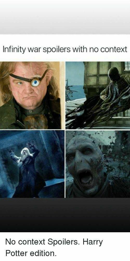 Avengers And Harry Potter Crossover Memes