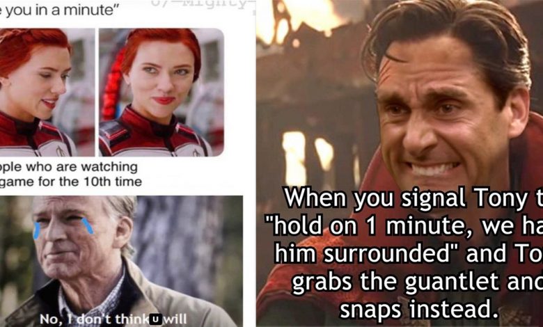 Endgame Memes For Marvel Fans