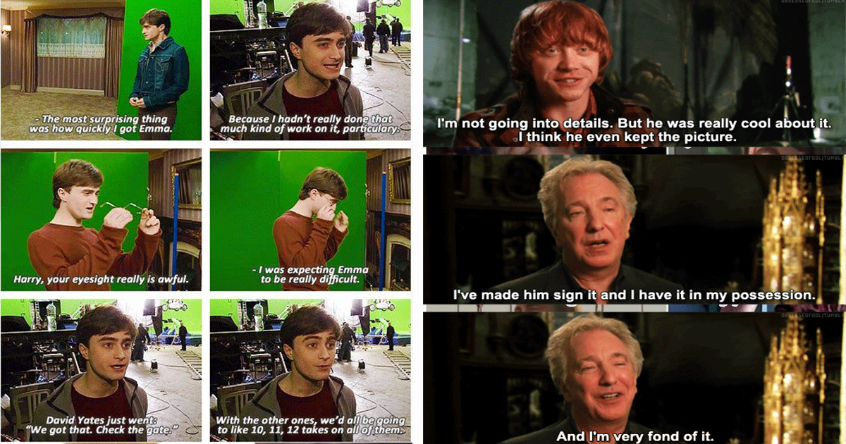Things Harry Potter Cast Said About Each Other