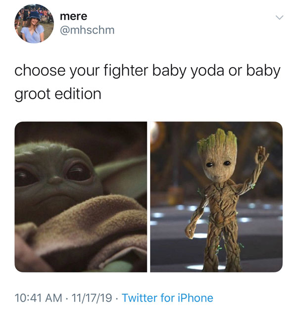  Baby Groot Vs Baby Yoda Memes The Best Thing