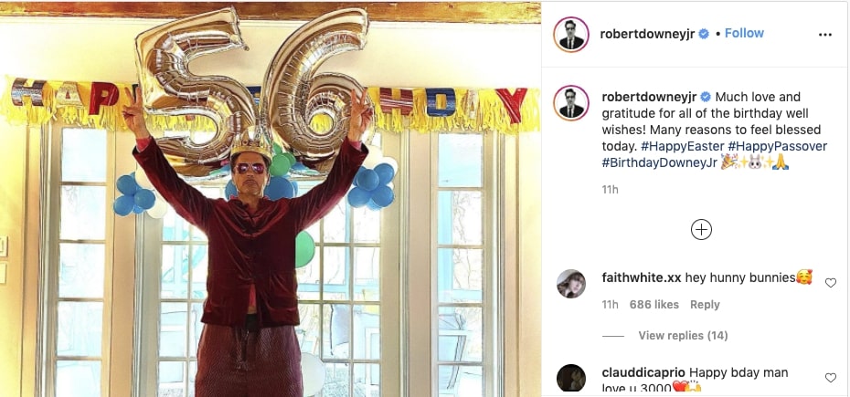 MCU Members Celebrated RDJ’s 56 Birthday