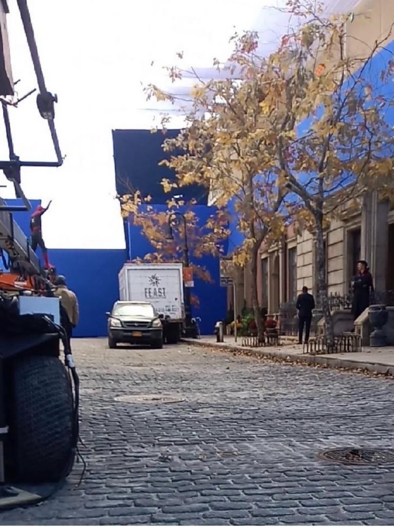 Scene Post Generique No Way Home New No Way Home Set Photo Unites Doctor Strange and Spider-Man