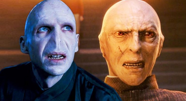 Voldemort in Harry Potter and the Sorcerers Stone and Goblet of Fire e1631516947500