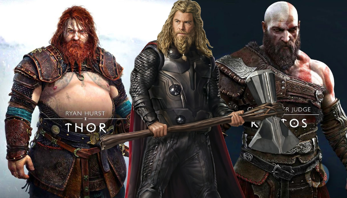 this is such a good design, Thor (God of War: Ragnarok)