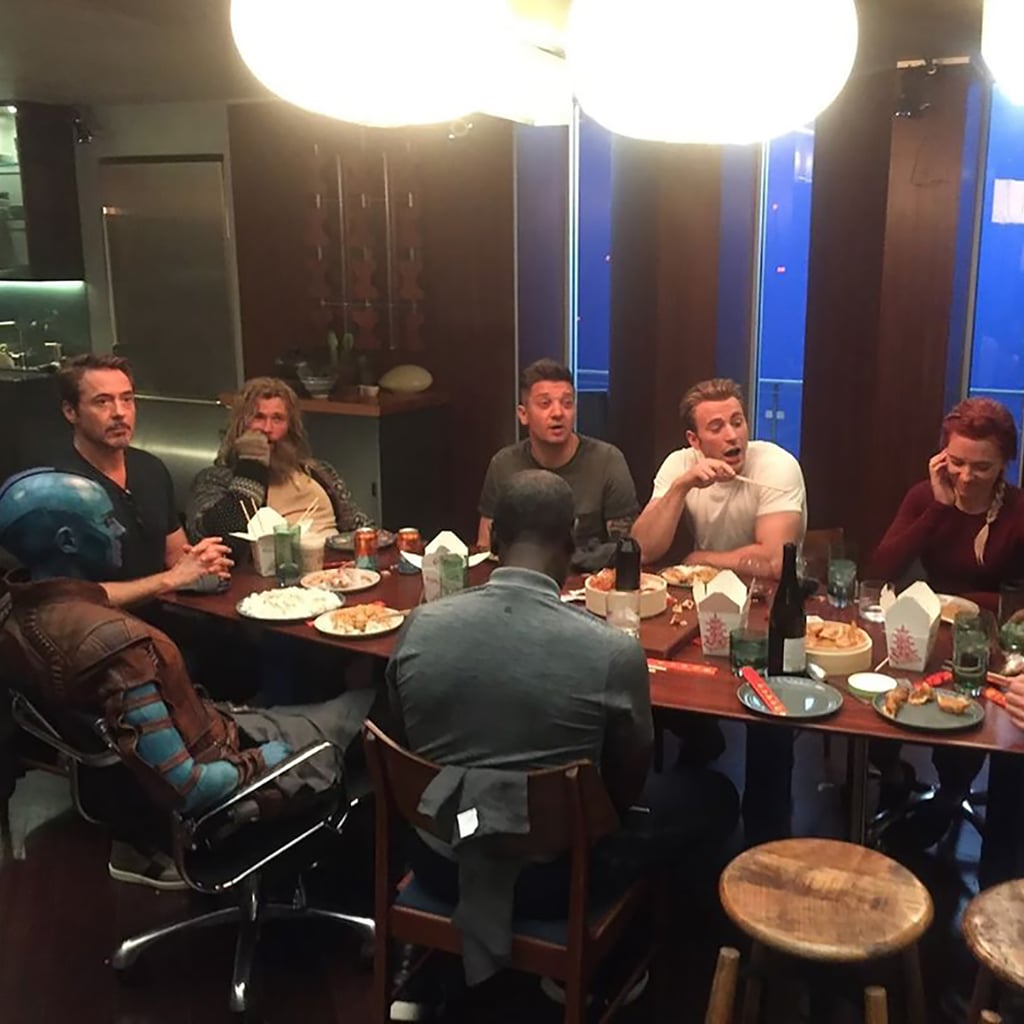 Eating together like a family- marvel