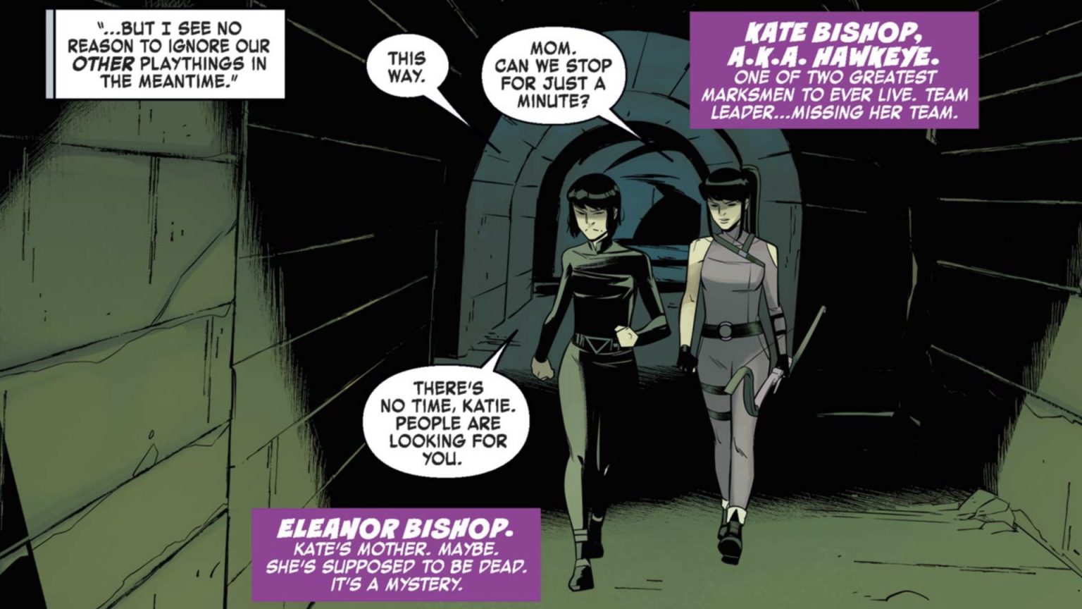 Hawkeye What Is Eleanor Hiding?